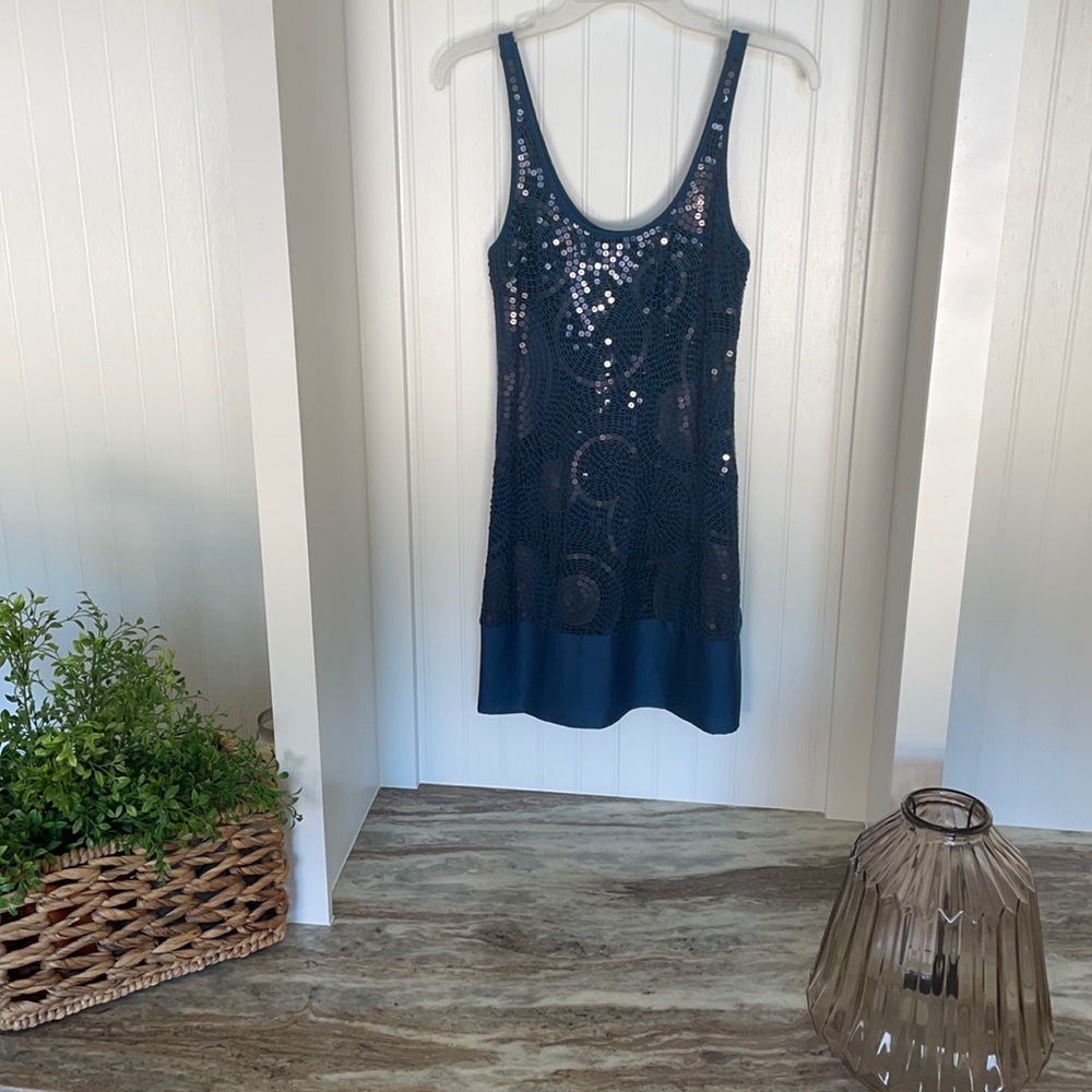 Express ladies dark Aqua Mini dress